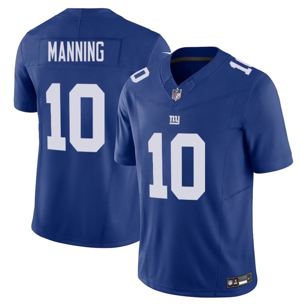 Can Select Mens Youths  Eli Manning Royal Vapor Stitched Jersey